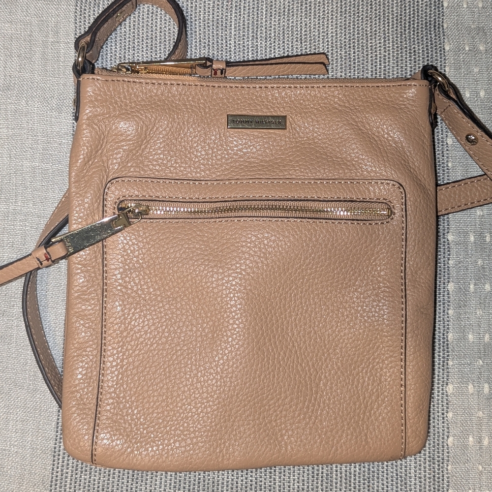 Tommy Hilfiger Tan Crossbody Bag